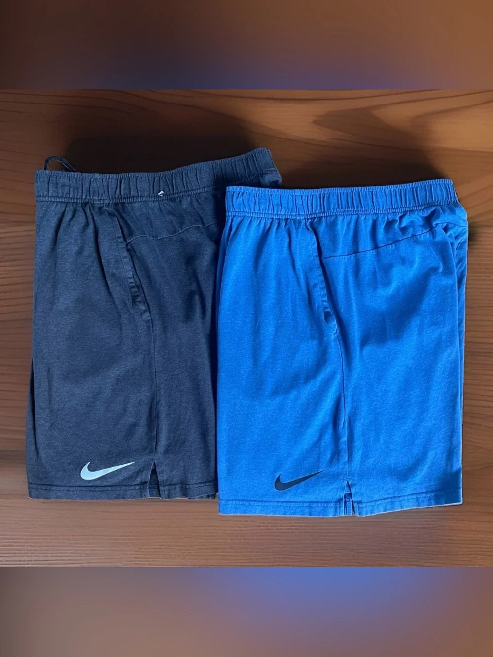 Nike Mens Dri-Fit 8” Cotton Blend Training Shorts CJ2044 Size Large LOT of Two